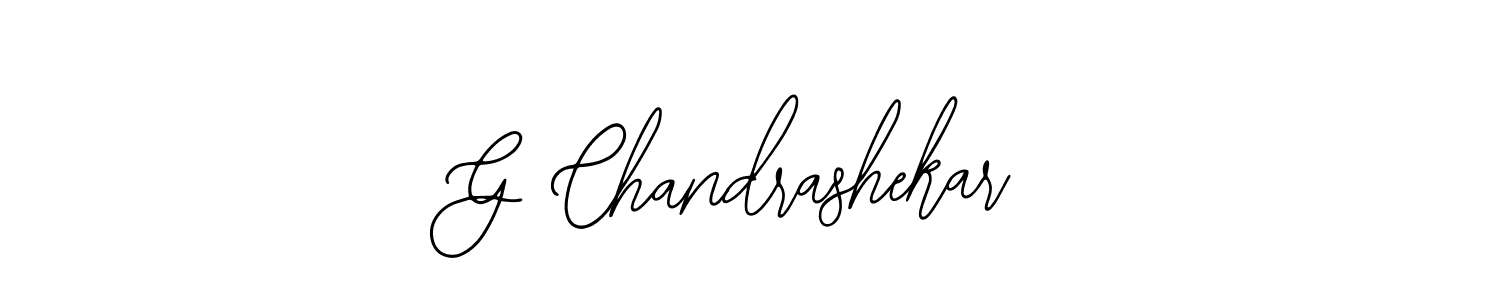 Use a signature maker to create a handwritten signature online. With this signature software, you can design (Bearetta-2O07w) your own signature for name G Chandrashekar. G Chandrashekar signature style 12 images and pictures png