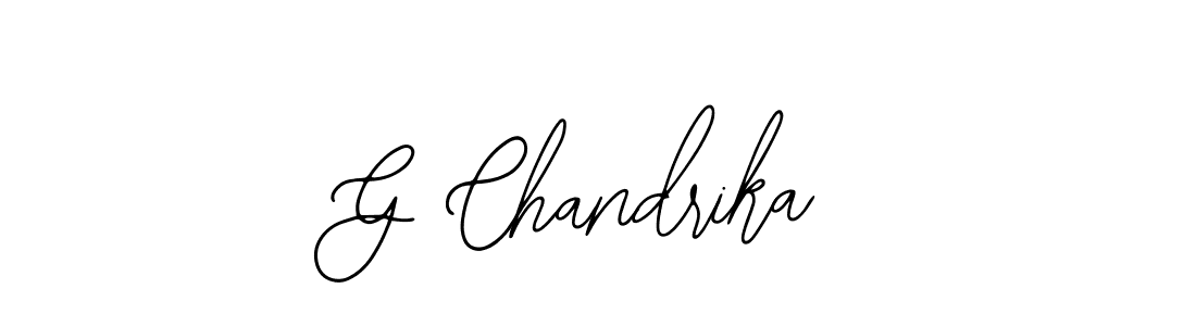 G Chandrika stylish signature style. Best Handwritten Sign (Bearetta-2O07w) for my name. Handwritten Signature Collection Ideas for my name G Chandrika. G Chandrika signature style 12 images and pictures png