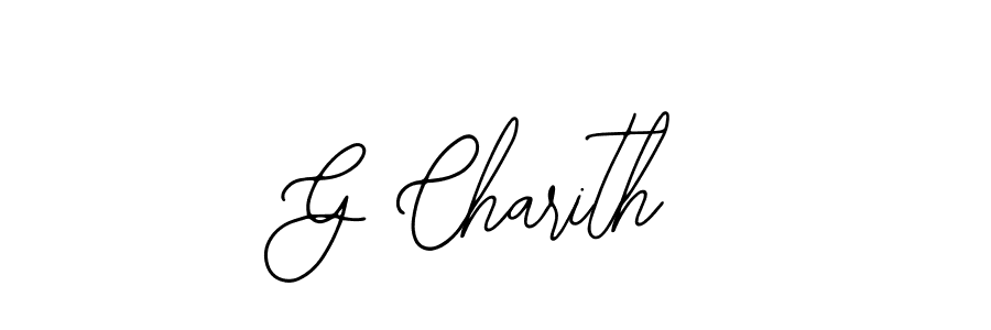 Also You can easily find your signature by using the search form. We will create G Charith name handwritten signature images for you free of cost using Bearetta-2O07w sign style. G Charith signature style 12 images and pictures png