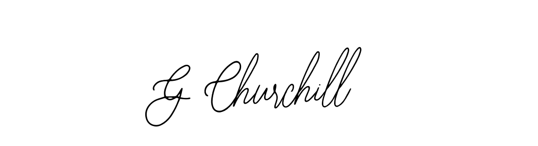 Use a signature maker to create a handwritten signature online. With this signature software, you can design (Bearetta-2O07w) your own signature for name G Churchill. G Churchill signature style 12 images and pictures png