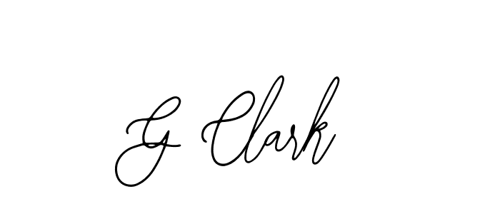 G Clark stylish signature style. Best Handwritten Sign (Bearetta-2O07w) for my name. Handwritten Signature Collection Ideas for my name G Clark. G Clark signature style 12 images and pictures png