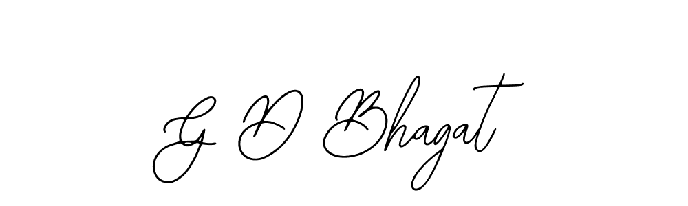 Make a beautiful signature design for name G D Bhagat. With this signature (Bearetta-2O07w) style, you can create a handwritten signature for free. G D Bhagat signature style 12 images and pictures png