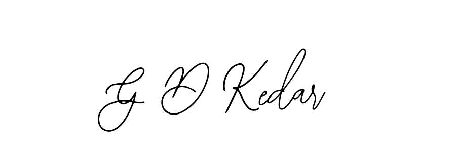 How to Draw G D Kedar signature style? Bearetta-2O07w is a latest design signature styles for name G D Kedar. G D Kedar signature style 12 images and pictures png