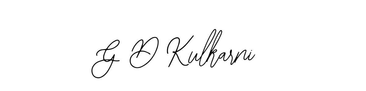 Bearetta-2O07w is a professional signature style that is perfect for those who want to add a touch of class to their signature. It is also a great choice for those who want to make their signature more unique. Get G D Kulkarni name to fancy signature for free. G D Kulkarni signature style 12 images and pictures png