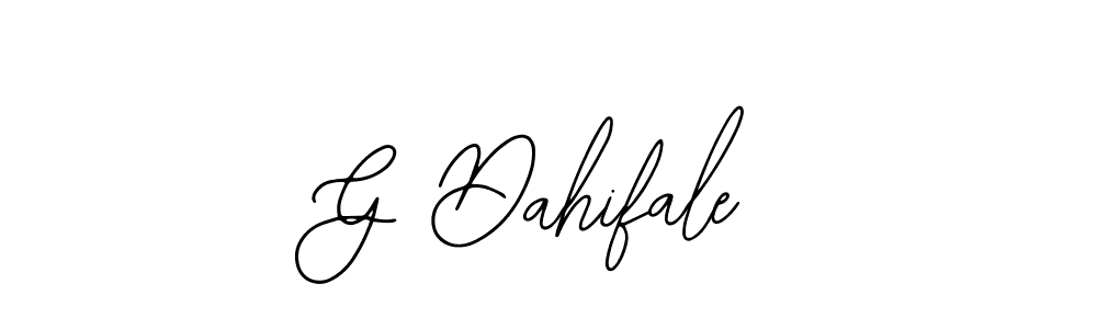 Also we have G Dahifale name is the best signature style. Create professional handwritten signature collection using Bearetta-2O07w autograph style. G Dahifale signature style 12 images and pictures png