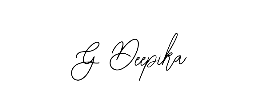 Create a beautiful signature design for name G Deepika. With this signature (Bearetta-2O07w) fonts, you can make a handwritten signature for free. G Deepika signature style 12 images and pictures png