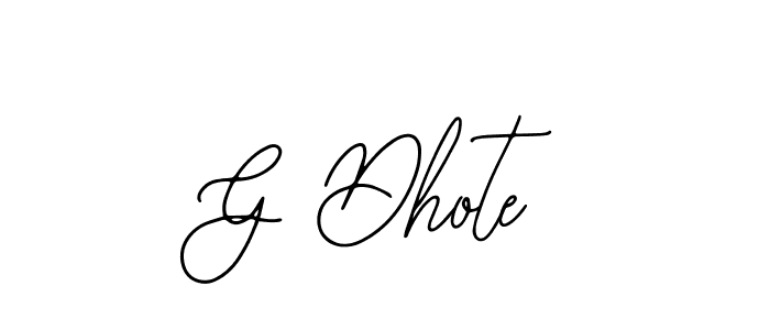 Best and Professional Signature Style for G Dhote. Bearetta-2O07w Best Signature Style Collection. G Dhote signature style 12 images and pictures png