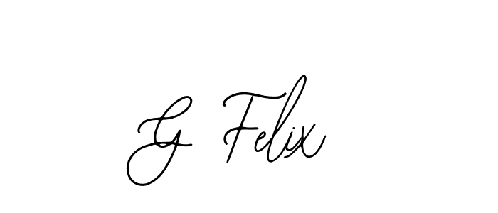 G Felix stylish signature style. Best Handwritten Sign (Bearetta-2O07w) for my name. Handwritten Signature Collection Ideas for my name G Felix. G Felix signature style 12 images and pictures png