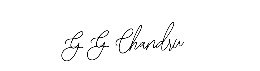 Similarly Bearetta-2O07w is the best handwritten signature design. Signature creator online .You can use it as an online autograph creator for name G G Chandru. G G Chandru signature style 12 images and pictures png