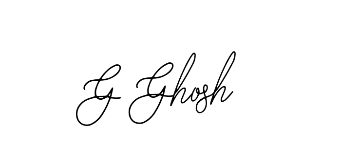 The best way (Bearetta-2O07w) to make a short signature is to pick only two or three words in your name. The name G Ghosh include a total of six letters. For converting this name. G Ghosh signature style 12 images and pictures png