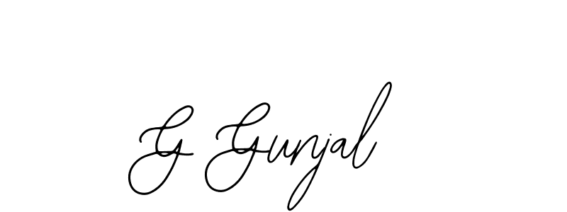 Make a beautiful signature design for name G Gunjal. Use this online signature maker to create a handwritten signature for free. G Gunjal signature style 12 images and pictures png