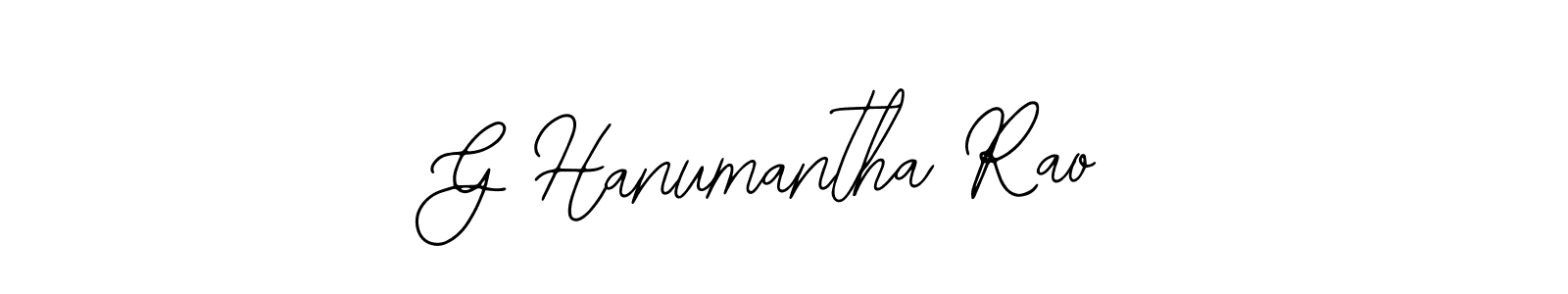 How to make G Hanumantha Rao signature? Bearetta-2O07w is a professional autograph style. Create handwritten signature for G Hanumantha Rao name. G Hanumantha Rao signature style 12 images and pictures png