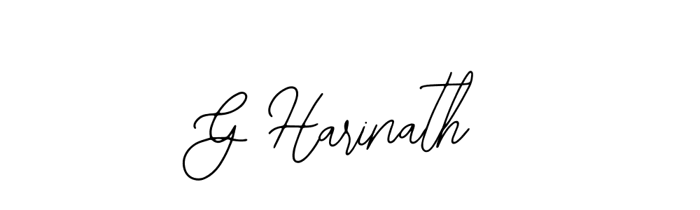 Make a beautiful signature design for name G Harinath. With this signature (Bearetta-2O07w) style, you can create a handwritten signature for free. G Harinath signature style 12 images and pictures png