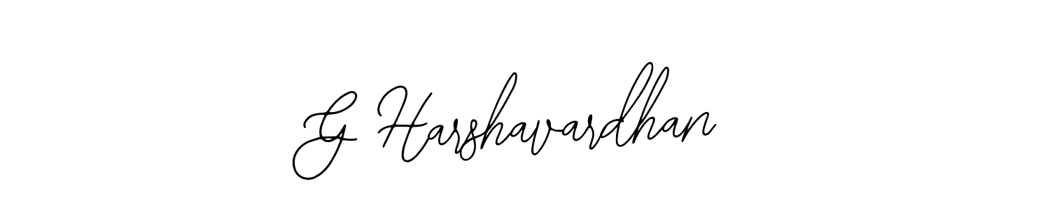 The best way (Bearetta-2O07w) to make a short signature is to pick only two or three words in your name. The name G Harshavardhan include a total of six letters. For converting this name. G Harshavardhan signature style 12 images and pictures png