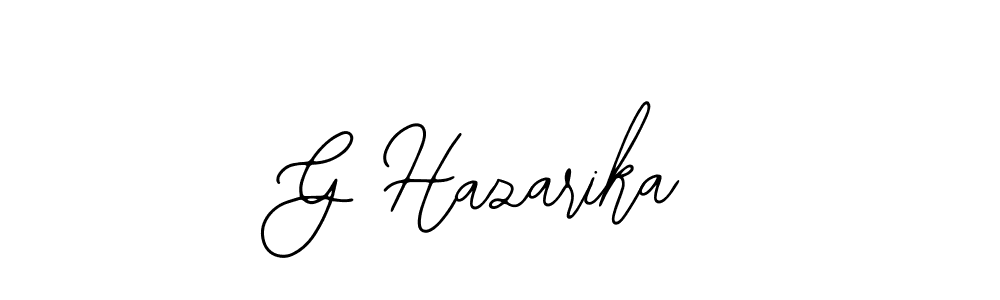 Also You can easily find your signature by using the search form. We will create G Hazarika name handwritten signature images for you free of cost using Bearetta-2O07w sign style. G Hazarika signature style 12 images and pictures png