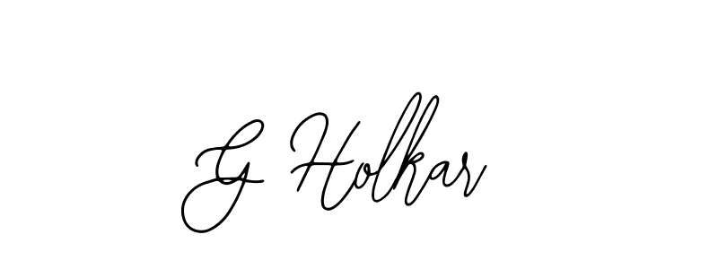 How to Draw G Holkar signature style? Bearetta-2O07w is a latest design signature styles for name G Holkar. G Holkar signature style 12 images and pictures png