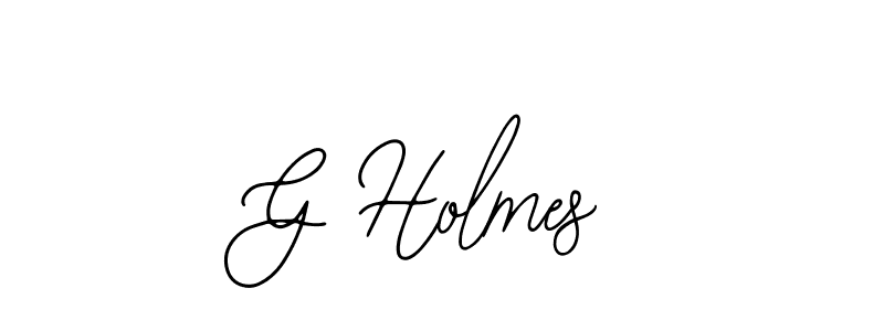 Bearetta-2O07w is a professional signature style that is perfect for those who want to add a touch of class to their signature. It is also a great choice for those who want to make their signature more unique. Get G Holmes name to fancy signature for free. G Holmes signature style 12 images and pictures png