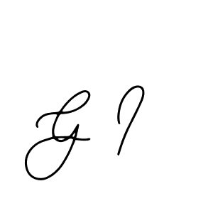 Design your own signature with our free online signature maker. With this signature software, you can create a handwritten (Bearetta-2O07w) signature for name G I. G I signature style 12 images and pictures png