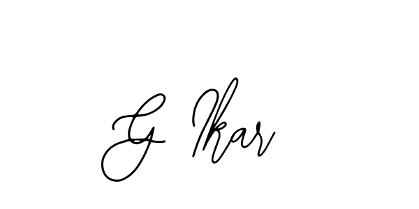 The best way (Bearetta-2O07w) to make a short signature is to pick only two or three words in your name. The name G Ikar include a total of six letters. For converting this name. G Ikar signature style 12 images and pictures png