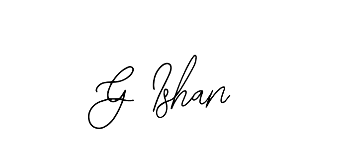 Best and Professional Signature Style for G Ishan. Bearetta-2O07w Best Signature Style Collection. G Ishan signature style 12 images and pictures png