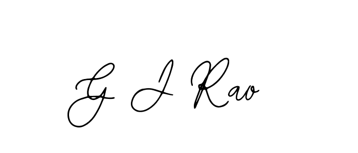 You should practise on your own different ways (Bearetta-2O07w) to write your name (G J Rao) in signature. don't let someone else do it for you. G J Rao signature style 12 images and pictures png