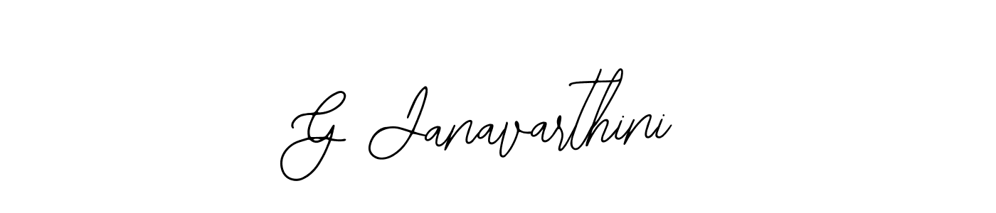 Make a beautiful signature design for name G Janavarthini. With this signature (Bearetta-2O07w) style, you can create a handwritten signature for free. G Janavarthini signature style 12 images and pictures png