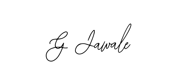 Create a beautiful signature design for name G Jawale. With this signature (Bearetta-2O07w) fonts, you can make a handwritten signature for free. G Jawale signature style 12 images and pictures png