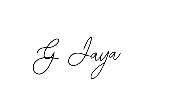 if you are searching for the best signature style for your name G Jaya. so please give up your signature search. here we have designed multiple signature styles  using Bearetta-2O07w. G Jaya signature style 12 images and pictures png