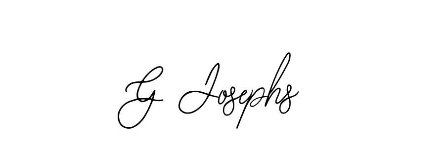 Bearetta-2O07w is a professional signature style that is perfect for those who want to add a touch of class to their signature. It is also a great choice for those who want to make their signature more unique. Get G Josephs name to fancy signature for free. G Josephs signature style 12 images and pictures png