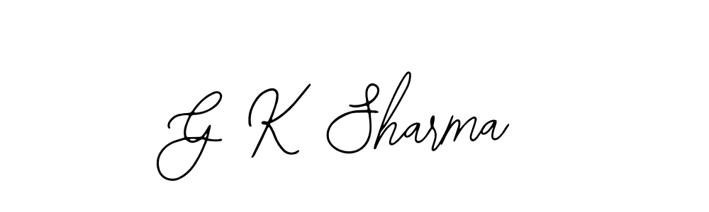 Use a signature maker to create a handwritten signature online. With this signature software, you can design (Bearetta-2O07w) your own signature for name G K Sharma. G K Sharma signature style 12 images and pictures png