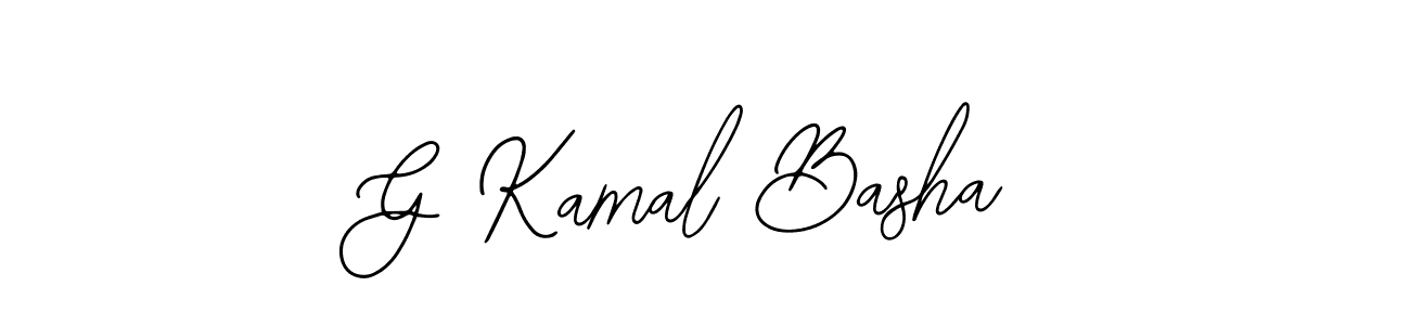 How to make G Kamal Basha signature? Bearetta-2O07w is a professional autograph style. Create handwritten signature for G Kamal Basha name. G Kamal Basha signature style 12 images and pictures png