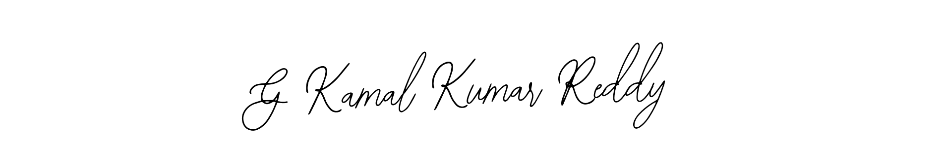 You should practise on your own different ways (Bearetta-2O07w) to write your name (G Kamal Kumar Reddy) in signature. don't let someone else do it for you. G Kamal Kumar Reddy signature style 12 images and pictures png