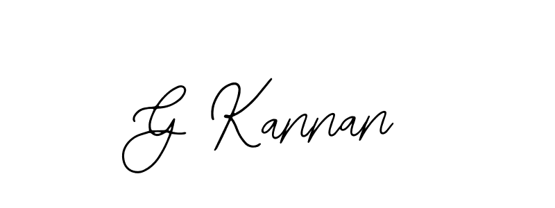 Use a signature maker to create a handwritten signature online. With this signature software, you can design (Bearetta-2O07w) your own signature for name G Kannan. G Kannan signature style 12 images and pictures png