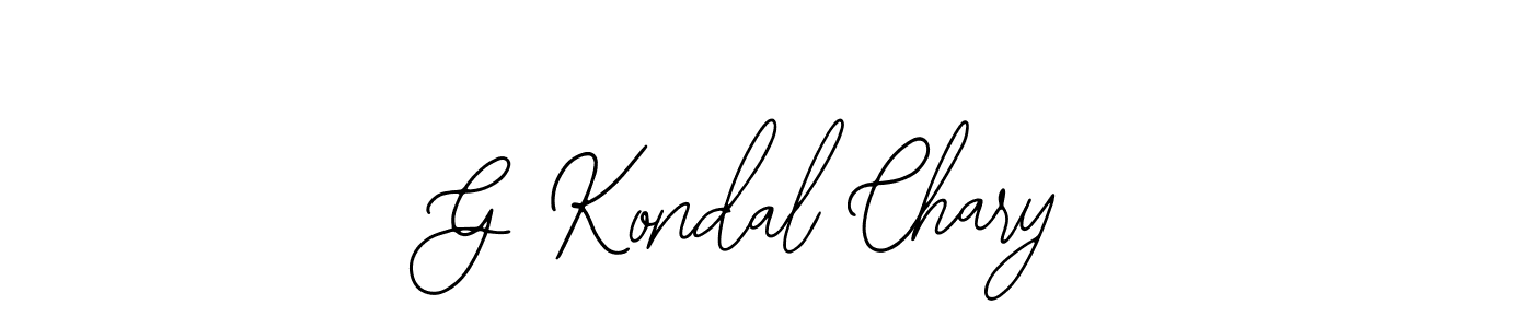 You should practise on your own different ways (Bearetta-2O07w) to write your name (G Kondal Chary) in signature. don't let someone else do it for you. G Kondal Chary signature style 12 images and pictures png