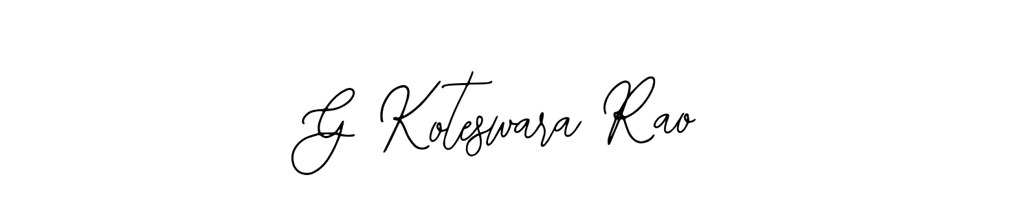 You should practise on your own different ways (Bearetta-2O07w) to write your name (G Koteswara Rao) in signature. don't let someone else do it for you. G Koteswara Rao signature style 12 images and pictures png