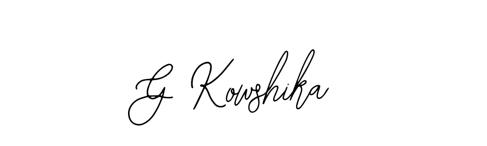 Bearetta-2O07w is a professional signature style that is perfect for those who want to add a touch of class to their signature. It is also a great choice for those who want to make their signature more unique. Get G Kowshika name to fancy signature for free. G Kowshika signature style 12 images and pictures png