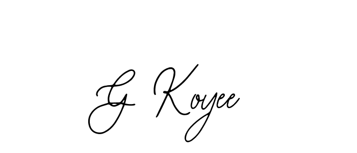 Once you've used our free online signature maker to create your best signature Bearetta-2O07w style, it's time to enjoy all of the benefits that G Koyee name signing documents. G Koyee signature style 12 images and pictures png