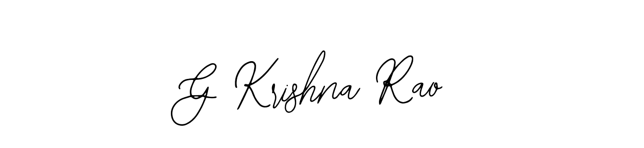 Also we have G Krishna Rao name is the best signature style. Create professional handwritten signature collection using Bearetta-2O07w autograph style. G Krishna Rao signature style 12 images and pictures png