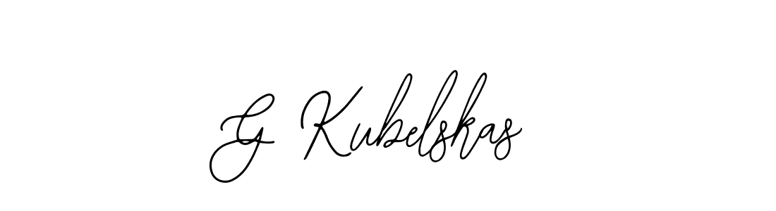 Create a beautiful signature design for name G Kubelskas. With this signature (Bearetta-2O07w) fonts, you can make a handwritten signature for free. G Kubelskas signature style 12 images and pictures png