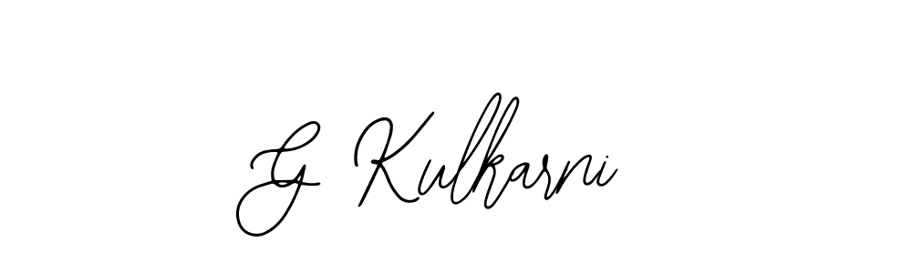 It looks lik you need a new signature style for name G Kulkarni. Design unique handwritten (Bearetta-2O07w) signature with our free signature maker in just a few clicks. G Kulkarni signature style 12 images and pictures png