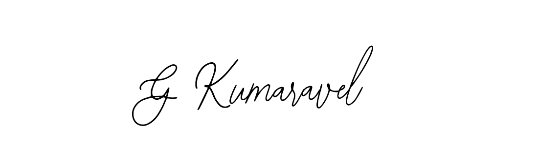 You should practise on your own different ways (Bearetta-2O07w) to write your name (G Kumaravel) in signature. don't let someone else do it for you. G Kumaravel signature style 12 images and pictures png