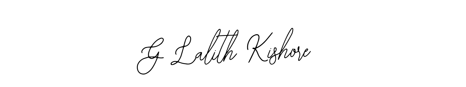 Create a beautiful signature design for name G Lalith Kishore. With this signature (Bearetta-2O07w) fonts, you can make a handwritten signature for free. G Lalith Kishore signature style 12 images and pictures png