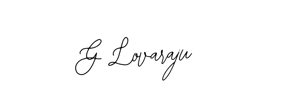 Design your own signature with our free online signature maker. With this signature software, you can create a handwritten (Bearetta-2O07w) signature for name G Lovaraju. G Lovaraju signature style 12 images and pictures png