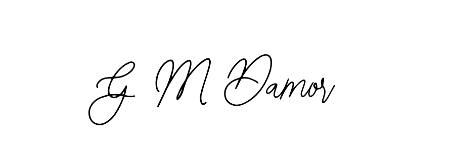 Create a beautiful signature design for name G M Damor. With this signature (Bearetta-2O07w) fonts, you can make a handwritten signature for free. G M Damor signature style 12 images and pictures png