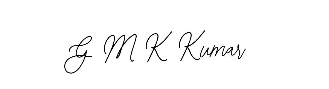 Similarly Bearetta-2O07w is the best handwritten signature design. Signature creator online .You can use it as an online autograph creator for name G M K Kumar. G M K Kumar signature style 12 images and pictures png