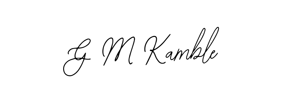 How to make G M Kamble signature? Bearetta-2O07w is a professional autograph style. Create handwritten signature for G M Kamble name. G M Kamble signature style 12 images and pictures png