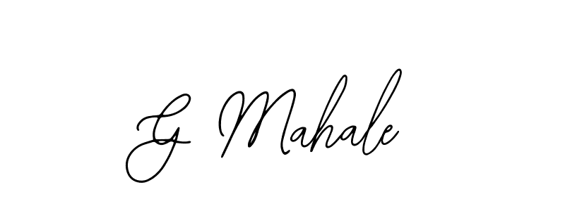 Create a beautiful signature design for name G Mahale. With this signature (Bearetta-2O07w) fonts, you can make a handwritten signature for free. G Mahale signature style 12 images and pictures png