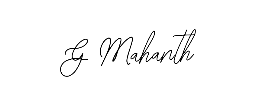 Make a beautiful signature design for name G Mahanth. Use this online signature maker to create a handwritten signature for free. G Mahanth signature style 12 images and pictures png