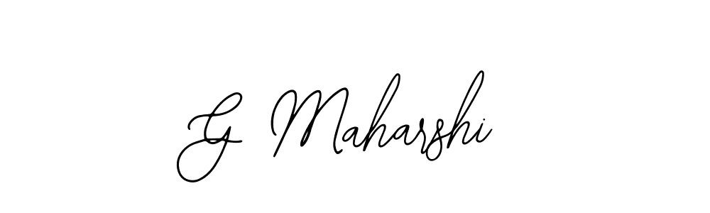 Create a beautiful signature design for name G Maharshi. With this signature (Bearetta-2O07w) fonts, you can make a handwritten signature for free. G Maharshi signature style 12 images and pictures png