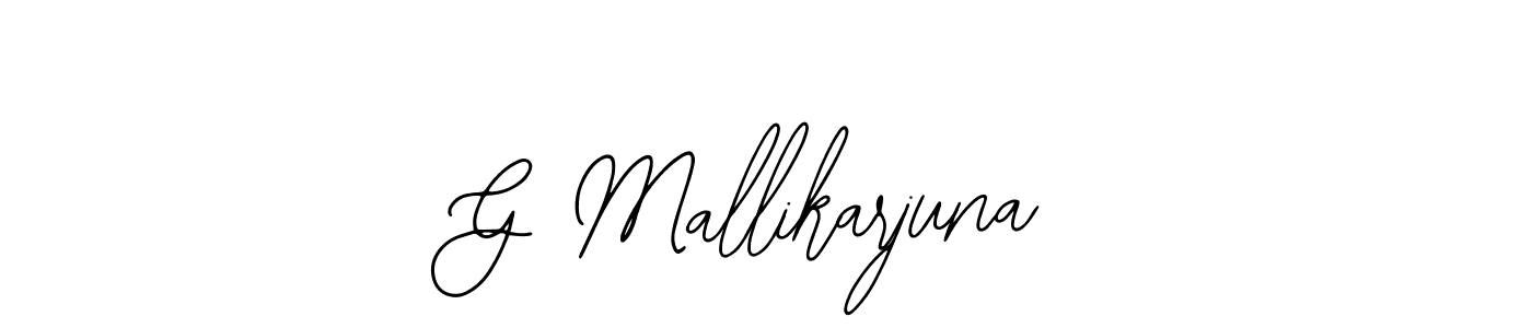 You should practise on your own different ways (Bearetta-2O07w) to write your name (G Mallikarjuna) in signature. don't let someone else do it for you. G Mallikarjuna signature style 12 images and pictures png